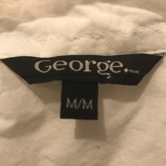 White Button Down T-Shirt - Picture 2 of 3